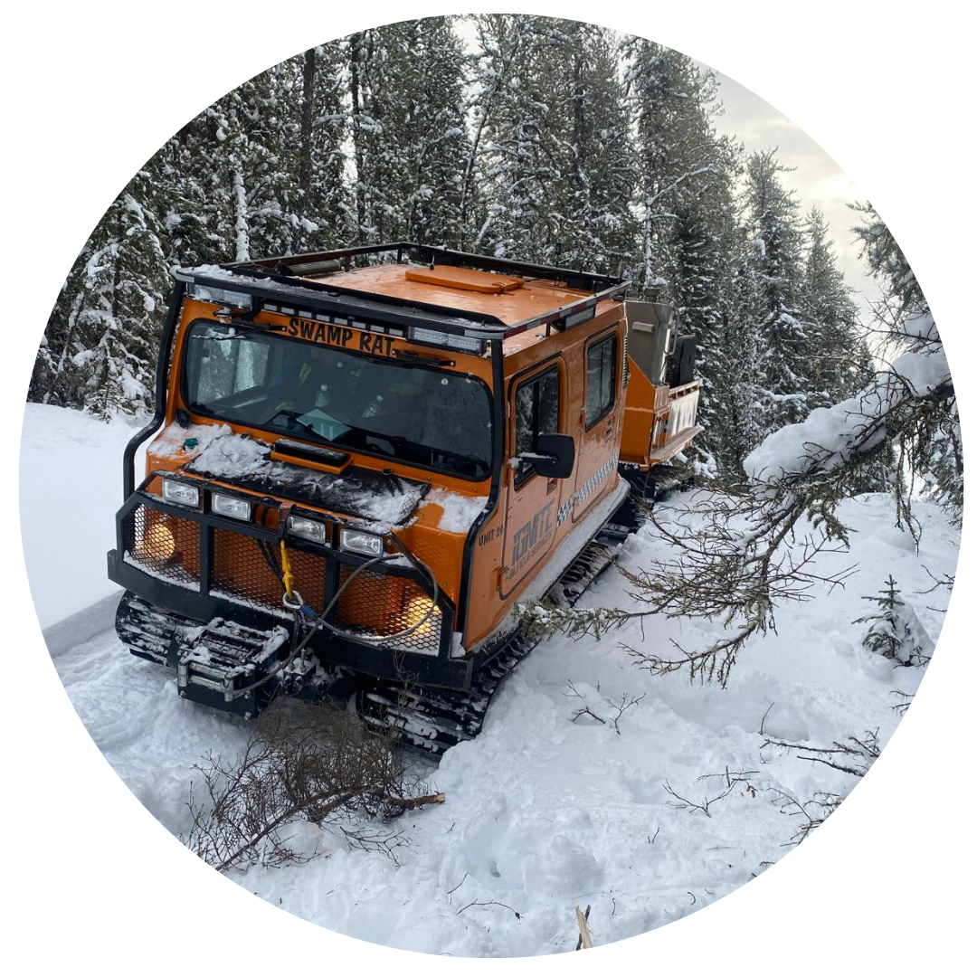 Ignite Hagglund on snow